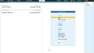 How to Create,Shut,Select Company in Tally Prime