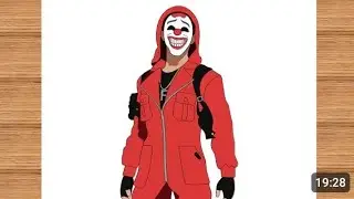 How to draw red criminal 💯💯😈