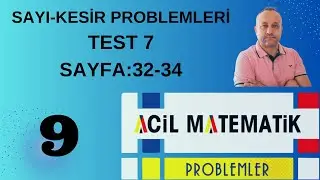 9 Sayı-Kesir Problemleri Test 7 Acil Matematik Problemler Fasikülü #problem@acilmatematik9818