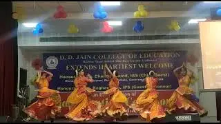 Ganpati Vandna beautiful performance by college students |group performance | Ddjain college