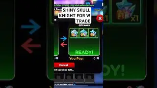 Shiny skull knight for W Trade | Anime Adventures #roblox #animerobloxgames #robloxrobux