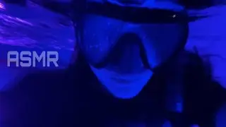 UNDERWATER ASMR at NIGHT ☆ bubbles, hand movements + more