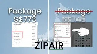 Japan ZIPAIR Flight Booking Process &ndash; Package VS Non-Package