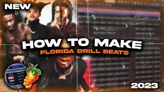 How To Make Florida Beats (Drill Music) | FL Studio 2023