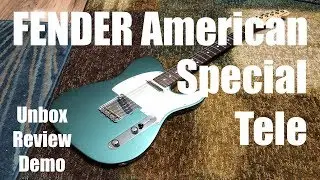Fender 2017 American Special Telecaster Unbox, Review & Demo