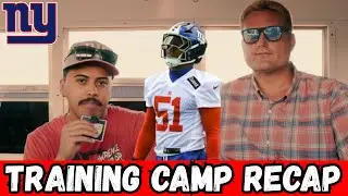 New York Giants Training Camp with Bobby Skinner | ABDUL CARTER