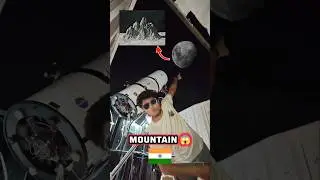 Power To Moon Indian Telescope #shorts #viral #chandraya3