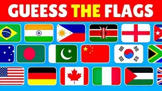GUESS 38 FLAGS🌎| Fun Flag Quiz Game!