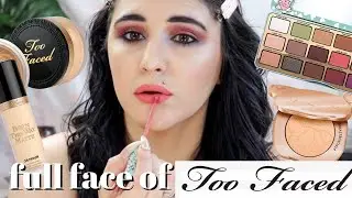 FULL FACE OF TOO FACED + MY SEMI ANNUAL SALE HAUL AND THE CLOVER COLLECTION TRY-ON & REVIEW!