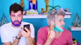 Joey Graceffa! GALAXY GLITTER BEARD DIY!.mp4