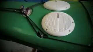 ACK Austin Store Stereo and Speaker Install on a Kayak