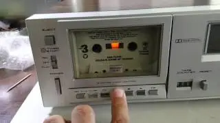 Vintage AKAI CS-F11 Cassette Tape Player Deck, Serviced, Works Great!