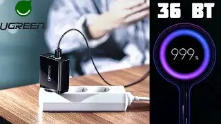 UGREEN Обзор и тестирование быстрой зарядки qualcomm quick charge 3.0 (2 гнезда) быстрая зарядка