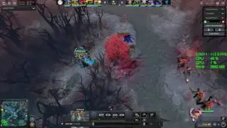 AMD Radeon RX 460 -- Intel Pentium G4560 -- Dota 2 FPS Test