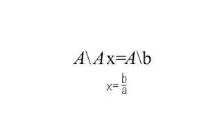 The Backslash Operator Solving a Linear System Using The Backslash Operator