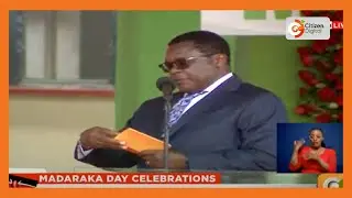 Bungoma Governor Ken Lusaka's Speech during Madaraka Day Celebrations at Masinde Muliro Stadium