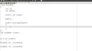 Static Variables & Methods in C++