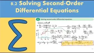 8.2 Solving Second-Order Differential Equations (FP1 - Chapter 8: Numerical methods)