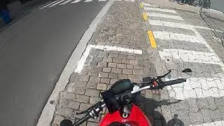 Ducati monster 797 go pro hero 8 first test