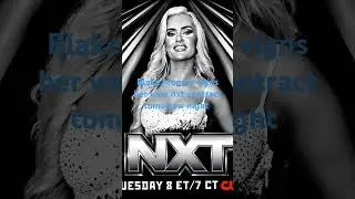 Blake Monroe signs her WWE NXT contact tomorrow night on nxt #nxtuk #nxtgab