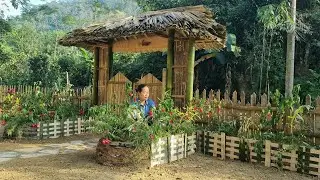 FULL VIDEO: 350 Days of Building a Cozy Home and Fencing Around It While Living Alone in the Forest