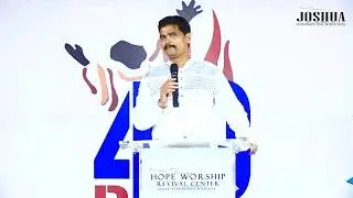 Pastor Kranthipaul somavarapu Preaching  in Hope Revival Worship center @ Rajahmundry