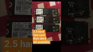 2.5 hard SSD card DDR4 RAM all available #computer #laptop #pcmemory #externalharddisk
