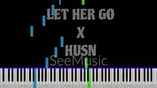 Let Her Go X Husn Piano Midi Tutorial