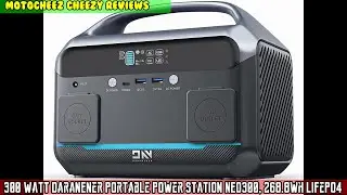 Портативная электростанция Daranener NEO300, 268,8 Вт&middot;ч LiFePO4, 300 Вт, солнечный генератор, 110 В, чистая синусоида