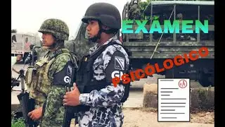 Cómo ingresar al ejercito mexicano y ala guardia nacional 2021 !! 😉👍 ( examen psicológico)
