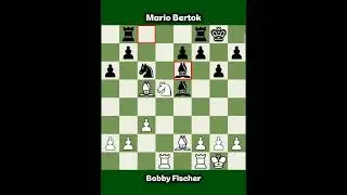 Bobby Fischer vs Mario Bertok ◉ Bled Tournament 1961 | Classic Chess Game
