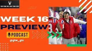 NFL Week 16 Preview
