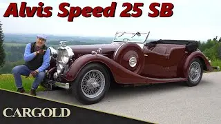Alvis Speed 25 SB, 1938, wundersch&ouml;ner Engl&auml;nder mit Power und moderner Technik