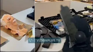 Baza e armatimit n&euml; Vlor&euml;, momenti kur policia prangos Lu&ccedil;iano Derajn - Vizion Plus