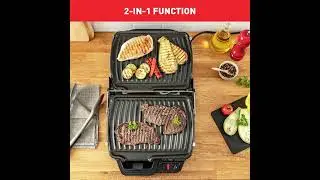 TEFAL |ULTRA COMPACT GRILL : Grill multifonction, pour des cuissons vari&eacute;es
