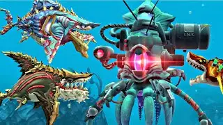 Hungry Shark World New Boss | Hungry Shark All Sharks Unloaded | New Giant Mecha Squid Boss Event