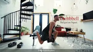 How to do PowerBlock Dumbbell Bulgarian Squats