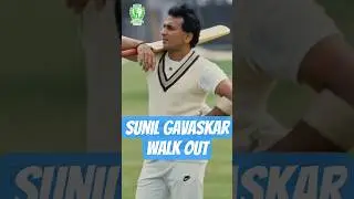 Sunil Gavaskar walk out #euphoriacricket