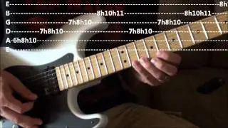 легато, часть 2 (перевернутая с табулатурами)