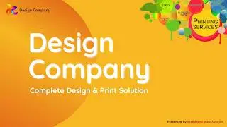 Design Company - printing Company Profile , design company, design and Print solution company.