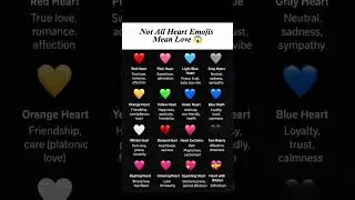 Heart Emojis Explained 💖 | Find Out What They Mean #HeartEmoji #FindOut #HowTo