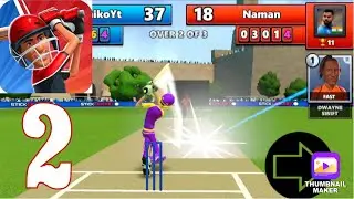 Stick Cricket Live - Gameplays Part 2 Best Match Sixes - ( IOS ) # 2