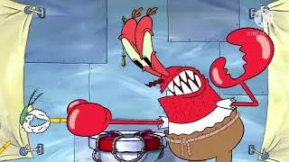 The Krusty Bucket-Mr Krabs And Plankton Fight (No Music)