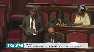 ROMA - IL TRIBUTO DEL SENATO ALLA ''BELLUARDO   RISADELLI'' DI MODICA