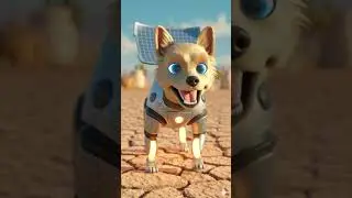 AI Dog Farming Mode Activated 🌾⚡ | Heart Touching Story