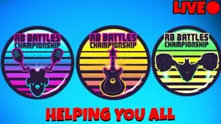 RB BATTLES HELPING YOU GUYS GET ALL BITS 🔴LIVE 🔴 (ROBLOX RB BATTLES S3)