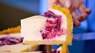 Лучший чизкейк с вишнёвой начинкой в вашей жизни | Сливочный и вкусный | Пошаговый рецепт | Субтитры