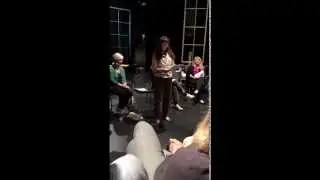 Storytelling Public speaking: Linzi reads her own 'My Mother's Story'