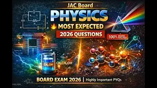 JAC Board Physics 2026 😱 | 12th | Most Expected Questions | 90% Paper From Here #Physics #pyq
