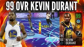 99 OVR KEVIN DURANT GAMEPLAY!!! HE CAN'T MISS!!! NBA LIVE MOBILE 19